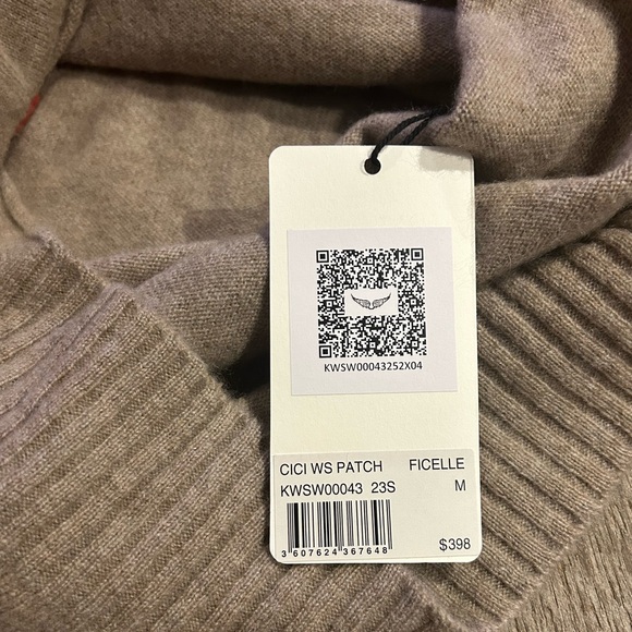 Zadig & Voltaire Cici Patch Cashmere Sweater. - Picture 13 of 14